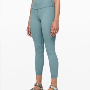 Lululemon aquatic green align 25” leggings